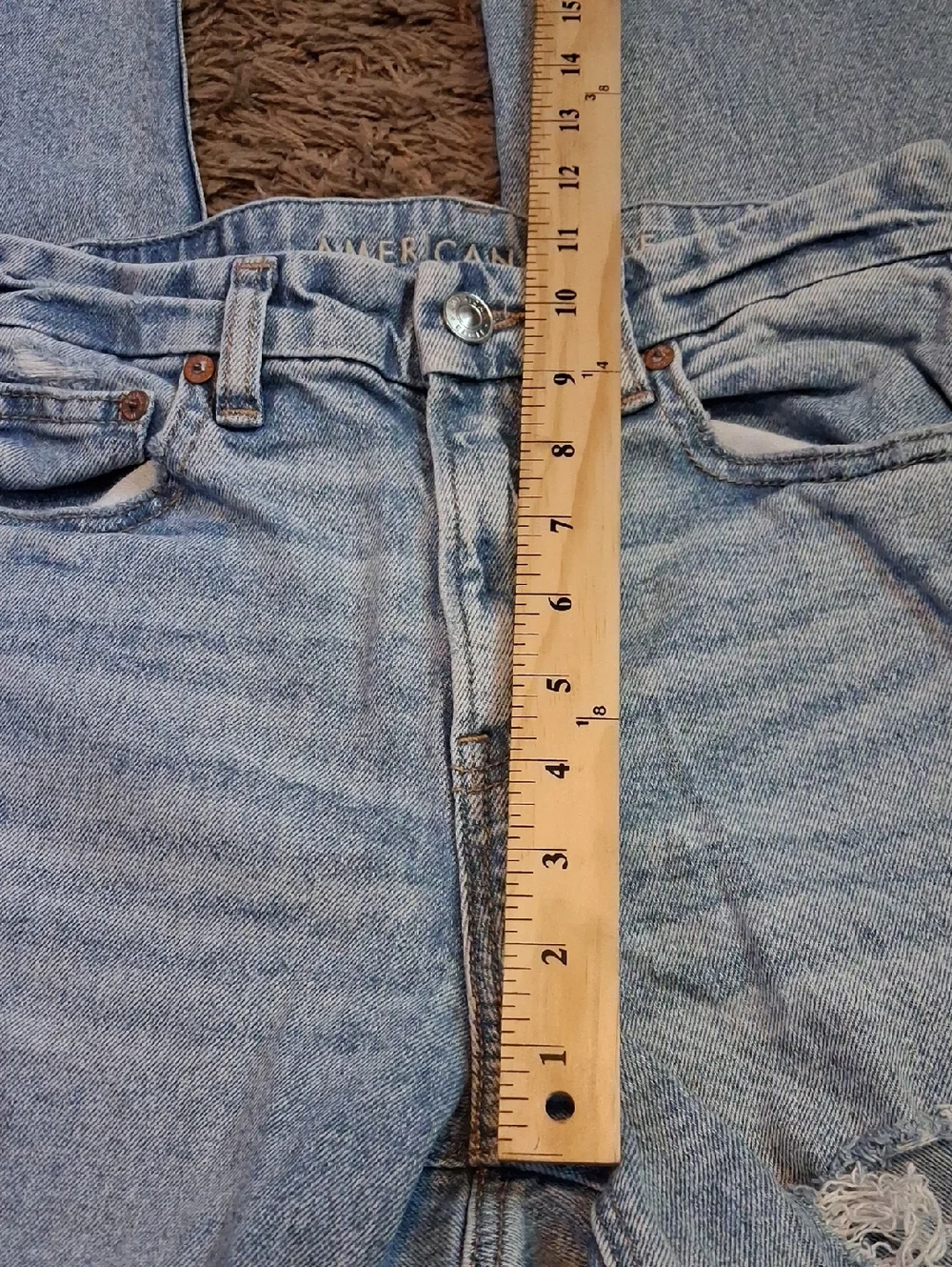 Women's American Eagle Curvy 90's Straight Leg Jeans Size 0 25